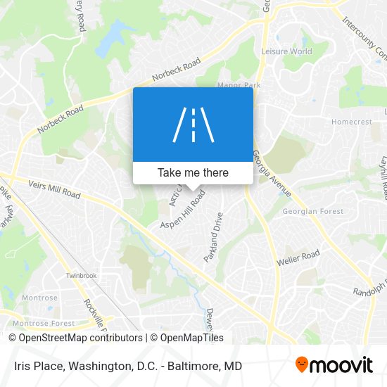 Iris Place map