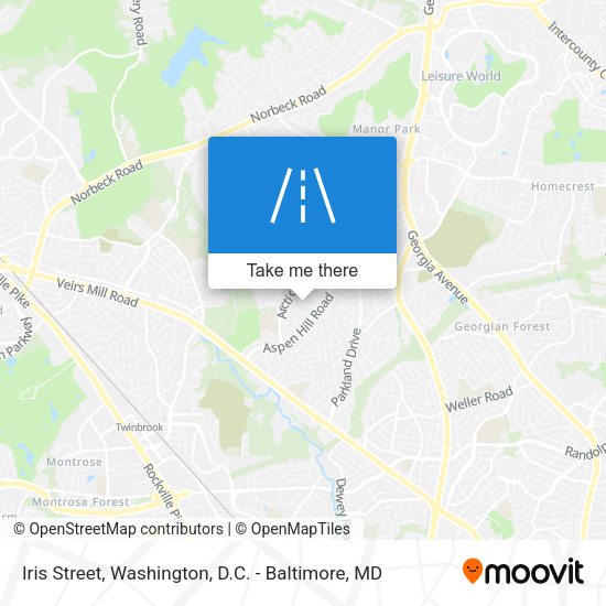 Iris Street map