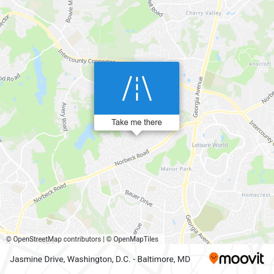 Mapa de Jasmine Drive