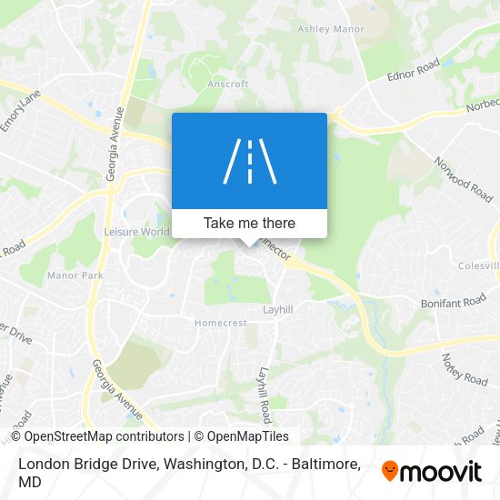 Mapa de London Bridge Drive