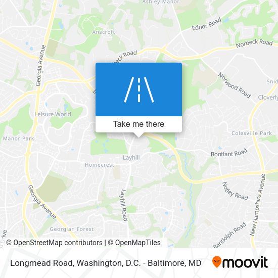 Longmead Road map