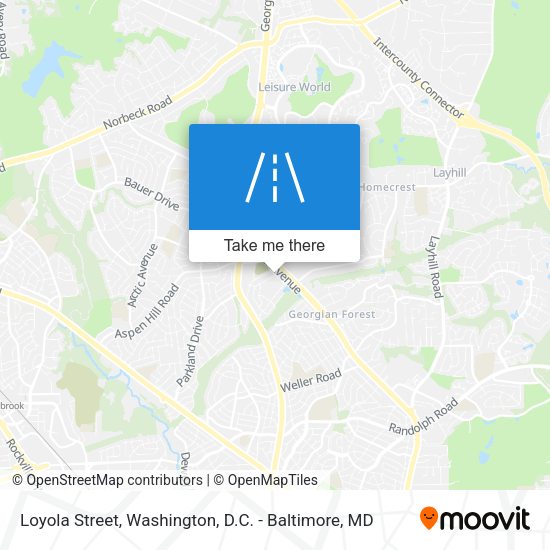 Loyola Street map