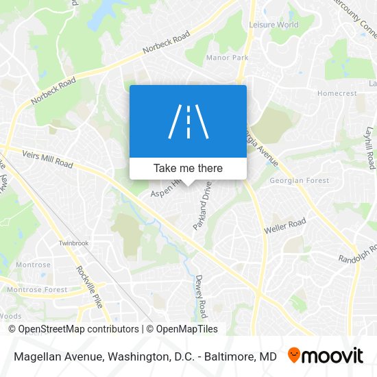 Magellan Avenue map