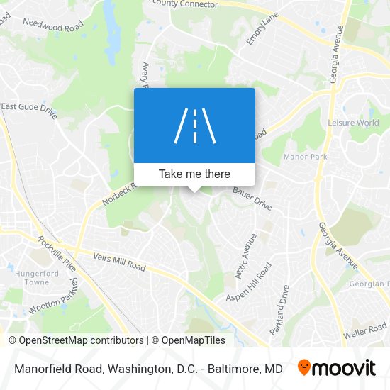 Manorfield Road map