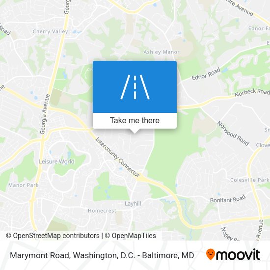 Mapa de Marymont Road