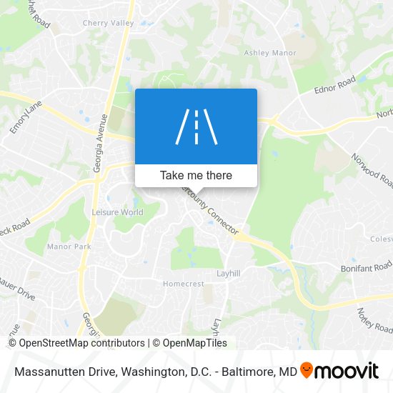 Massanutten Drive map