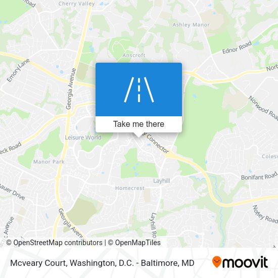 Mcveary Court map