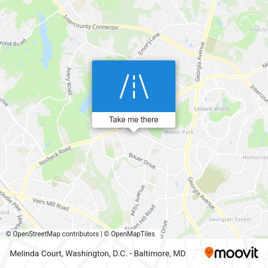 Mapa de Melinda Court