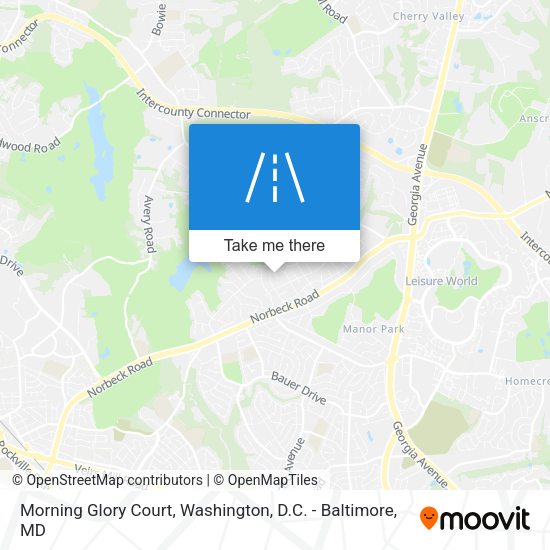 Morning Glory Court map