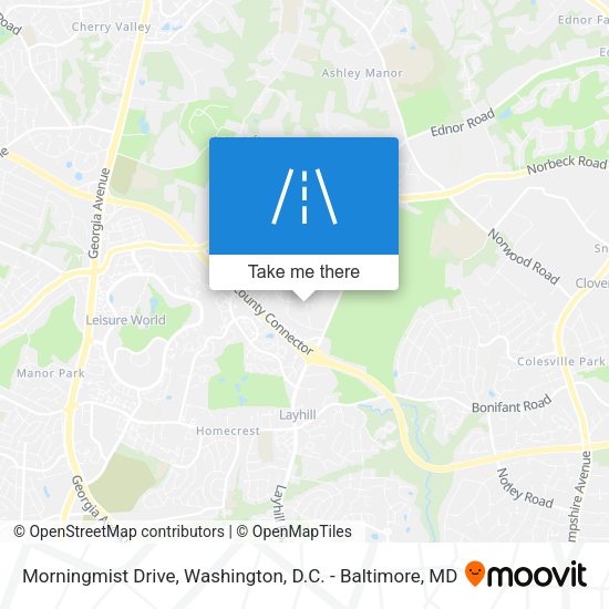 Morningmist Drive map