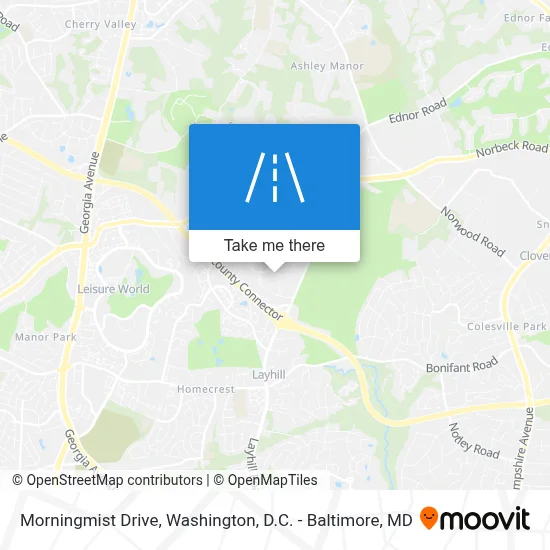 Morningmist Drive map