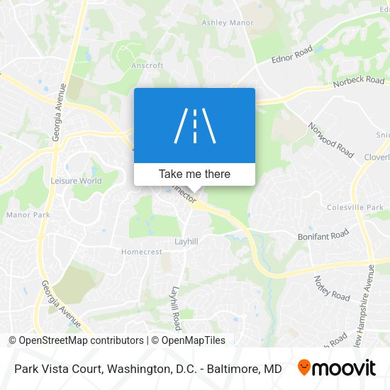 Mapa de Park Vista Court