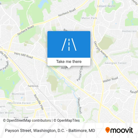 Payson Street map