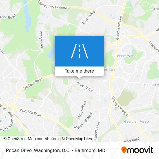 Pecan Drive map