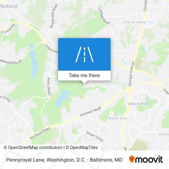 Mapa de Pennyroyal Lane