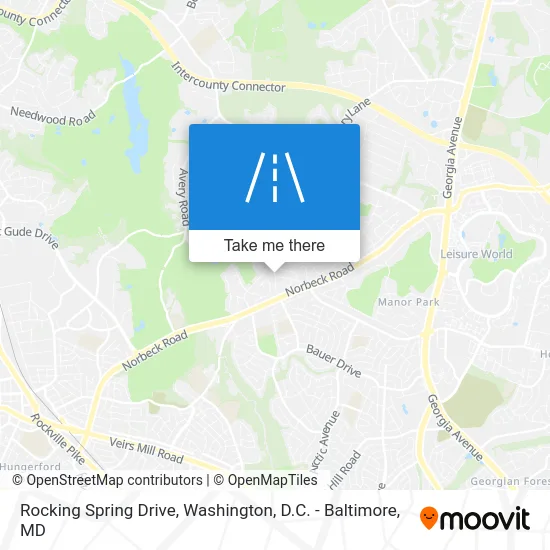 Rocking Spring Drive map