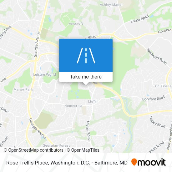 Mapa de Rose Trellis Place