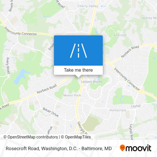 Mapa de Rosecroft Road