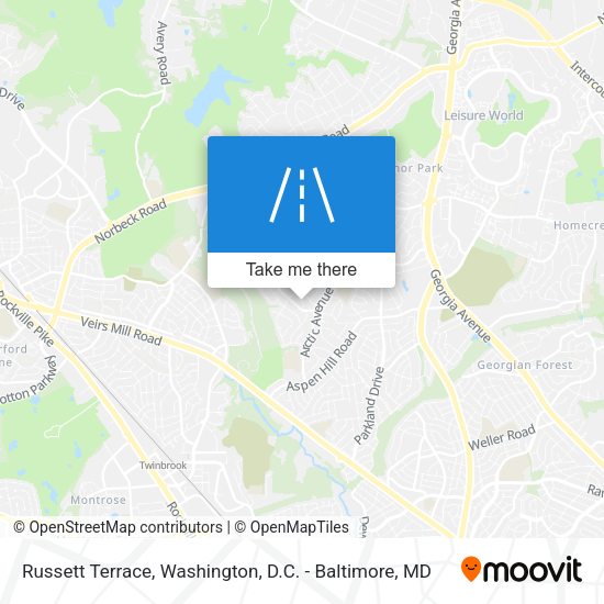 Russett Terrace map