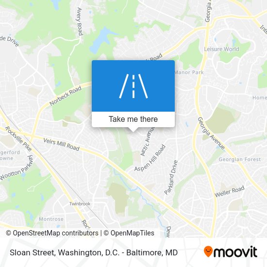Sloan Street map