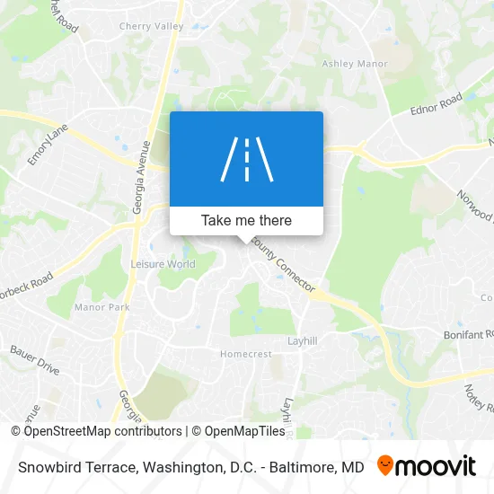 Snowbird Terrace map