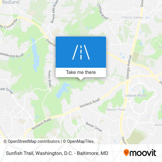 Mapa de Sunfish Trail