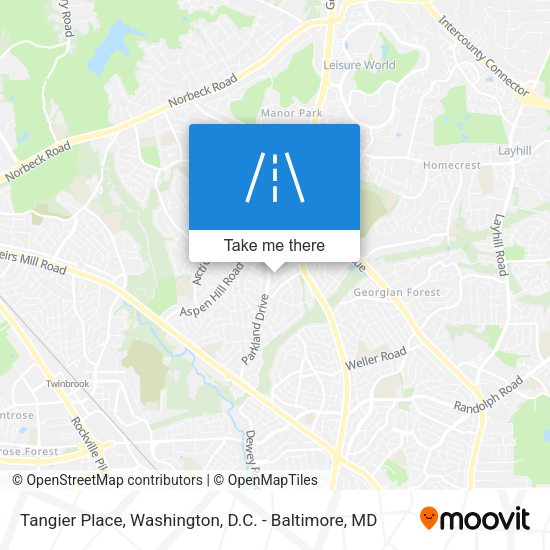 Tangier Place map