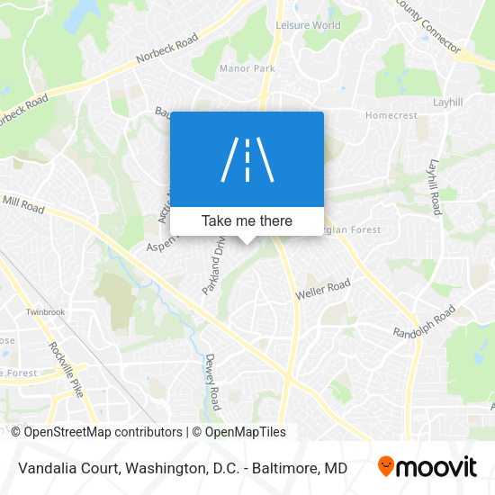 Vandalia Court map