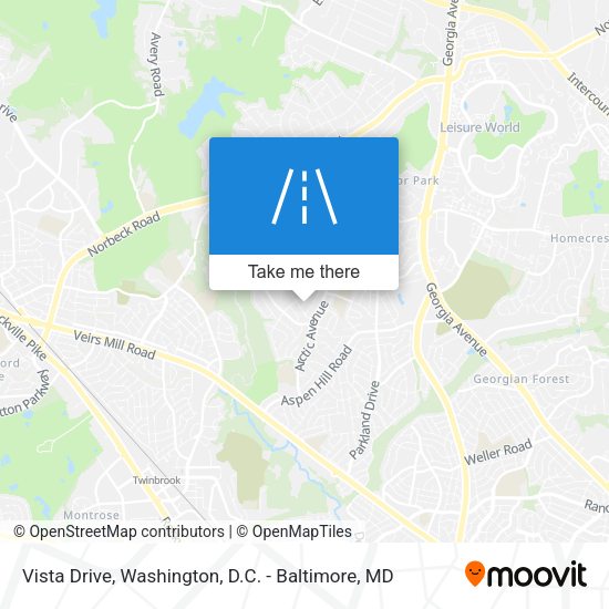 Vista Drive map