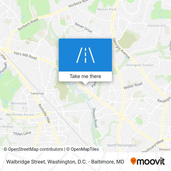 Mapa de Walbridge Street