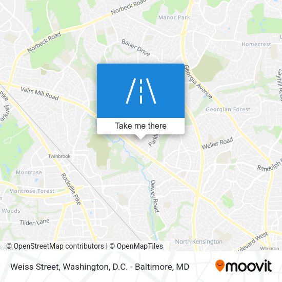 Weiss Street map