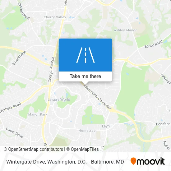 Wintergate Drive map