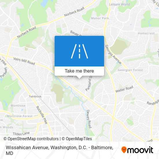Mapa de Wissahican Avenue