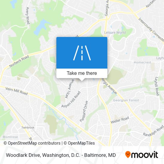 Mapa de Woodlark Drive