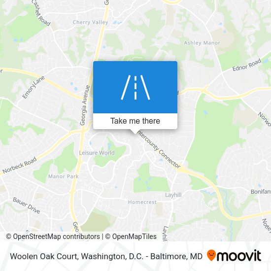 Mapa de Woolen Oak Court