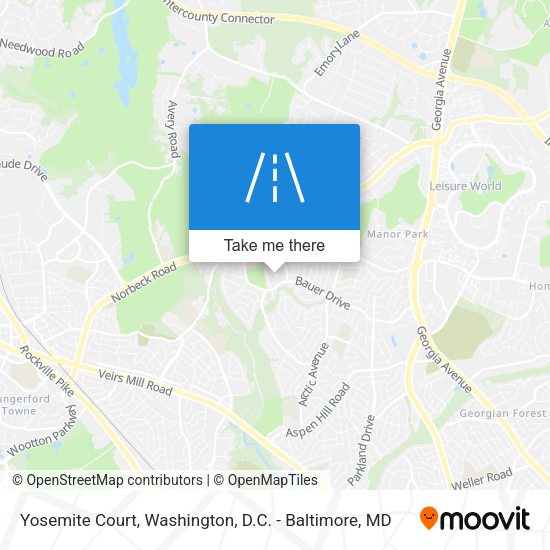 Yosemite Court map