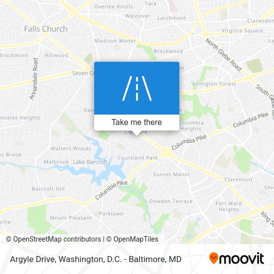 Argyle Drive map