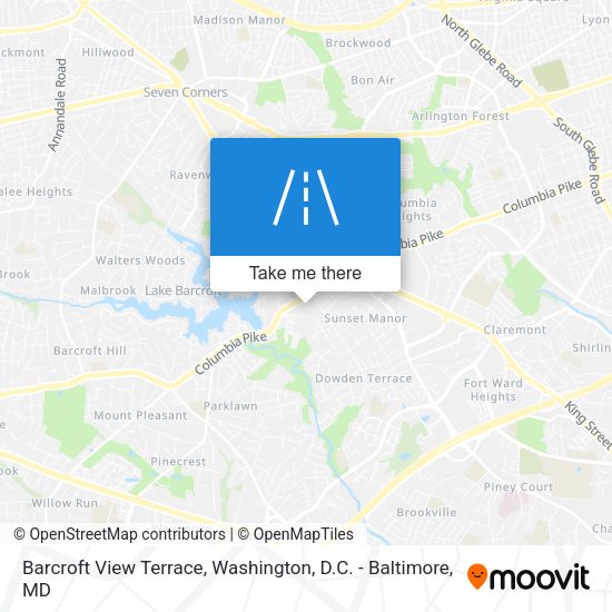Barcroft View Terrace map