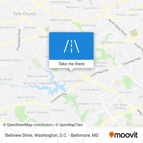 Mapa de Bellview Drive