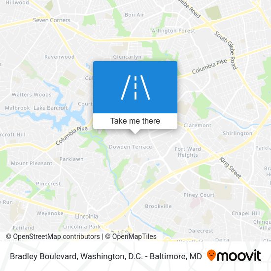 Mapa de Bradley Boulevard