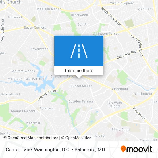 Center Lane map