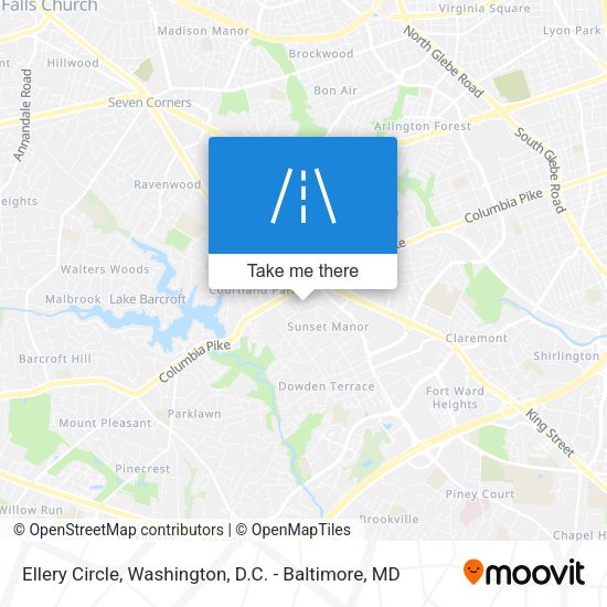 Ellery Circle map