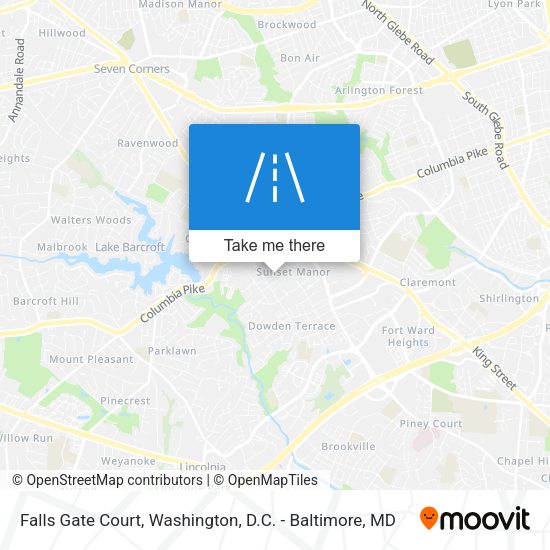 Falls Gate Court map