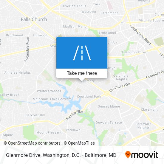 Glenmore Drive map