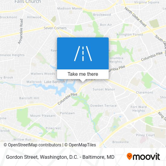 Mapa de Gordon Street
