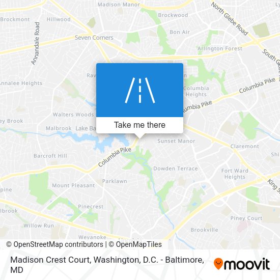 Mapa de Madison Crest Court