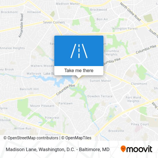 Mapa de Madison Lane