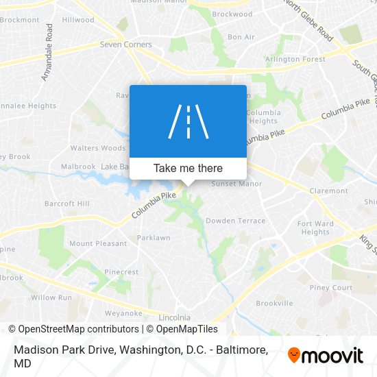 Madison Park Drive map