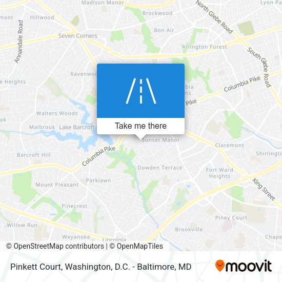 Mapa de Pinkett Court