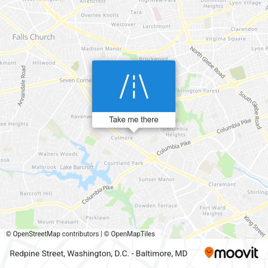 Redpine Street map